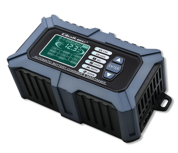 Qoltec Inteligentna ładowarka do akumulatora (AGM, LiFePO4, GE, 12V - 1483433 - zdjęcie 2